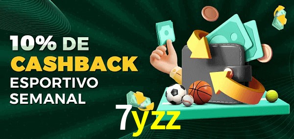 10% de bônus de cashback na 7yzz